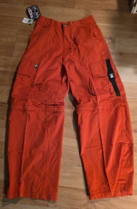 Y2K Vintage Macgear Wide Leg Cargo Pants Rave Skater Punk Cyber Grunge Size 32 - Picture 1 of 8