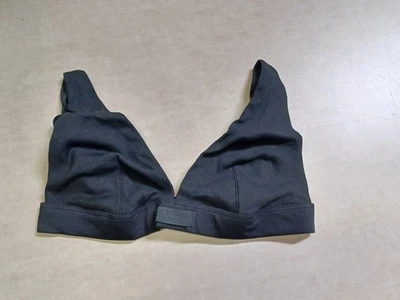 Victoria's Secret The T-Shirt Cotton Logo Hardware Wireless Plunge Bralette, S - Image 1 of 3