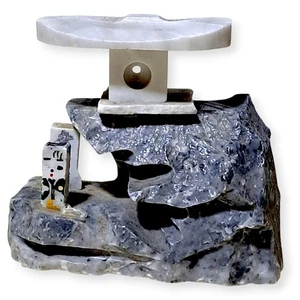 Japanese Kokeshi Doll Paperweight Natural Stone Lantern Handcrafted Ornament L3 - Picture 1 of 11