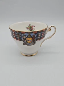 Tazza da tè Royal Standard Bonnie Scotland Clan Stewart Bone Chine Inghilterra - Foto 1 di 8