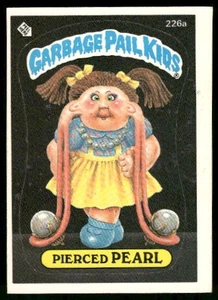 1986 Topps Garbage Pail Kids Series 6 #226a Pierced Pearl - Picture 1 of 2