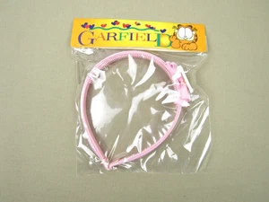 Fascia Garfield Jim Davis PAWS 1978 rosa nuova in confezione vintage Dead Stock - Foto 1 di 3