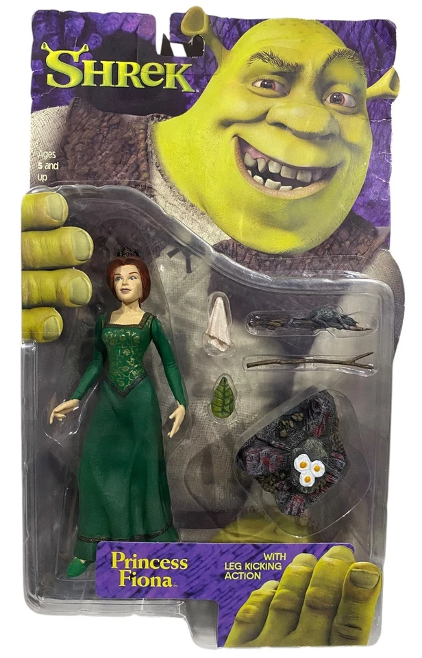 "Figura de acción Shrek Princess Fiona 6"" pateando piernas McFarlane Toys 2001 NUEVA LEER" Foto 1 de 4