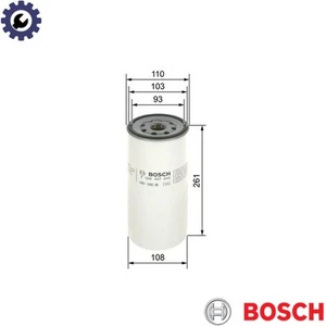 OIL FILTER F 026 407 043 FOR VOLVO FH12 FH16/II/III FM7 FM12 FL10 FL12 FM10 7.3L - Picture 1 of 9