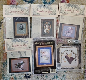 Vintage Mill Hill - Renaissance Engel - Dämmerungsengel Bausätze - Lavendel & Spitzenengel - Bild 1 von 11