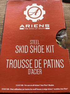 Ariens (2) Steel Skid Shoe Replacement Kit for Sno-Thro Models 72101100 - Picture 1 of 5