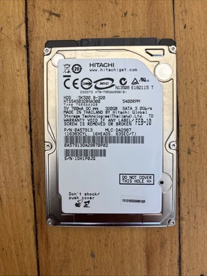 Hitachi 320GB HTS545032B9A300 5400RPM 2.5" SATA Laptop HDD Hard Disk Drive - Image 1 of 4