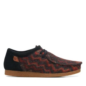 Clarks Mens Shacre II Step Black Casual Shoes - Picture 1 of 5