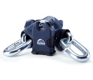 Squire Massive Bundle - (SS50CS & TC14mm 1.2metre Chain) - Sold Secure Gold - Picture 1 of 2