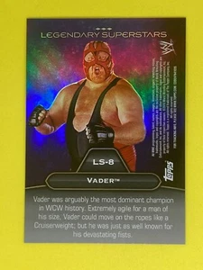Vader Big Show Topps 2010 Legendary Superstars Double Sided WWE Wrestling Card - Picture 1 of 2