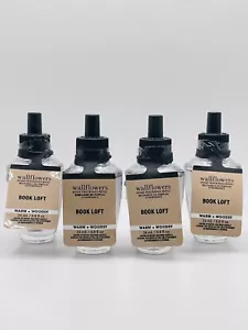 4 BATH & BODY WORKS Book Loft WALLFLOWER HOME FRAGRANCE REFILLS - Picture 1 of 2