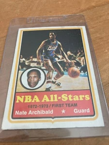1973-74 Topps #1 Nate Archibald - sehr guter Zustand - Bild 1 von 1