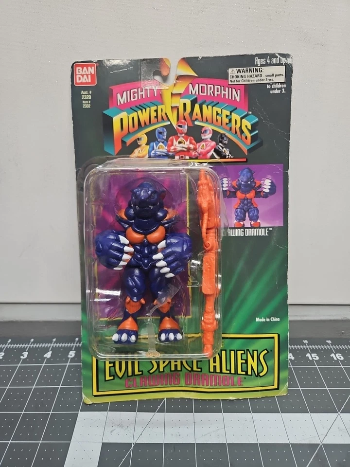 Mighty Morphin Power Rangers Evil Space Aliens Clawing Dramole 1994 Bandai MOC