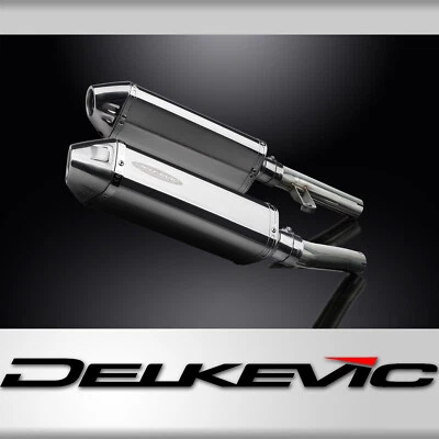 Kit silenciador escape acero inoxidable triovalado 13" Slip On Kawasaki ZZR1200 2002-2005 Foto 1 de 4