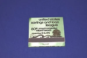  80th Anniversary United States Saving & Loan League Matchbook Unstruck 1982 - Picture 1 of 6