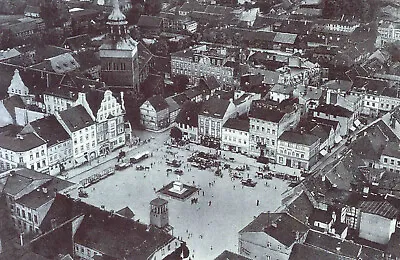 Belgard/ Białogard- Luftbild Des Marktes (Pommern) 1938 • 8.40€