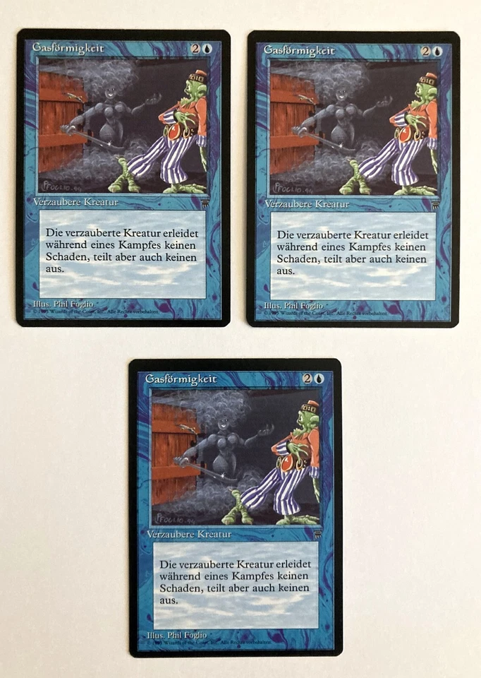 Gaseous Form (3) Legends NM German Renaissance MTG Magic the Gathering - Image 1 of 1