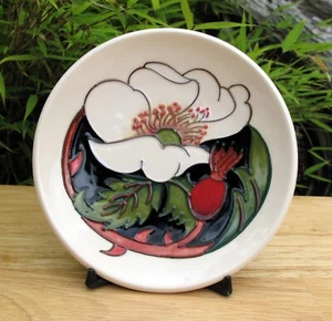 Moorcroft Rare Floral Trial Tray shape 780/4 Retail Price £120 Coaster Dog Rose - Picture 1 of 5