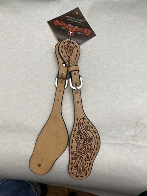 Nuevo Círculo Y de Yoakum Multi-Tono Filigrana Floral Spur Correas  Foto 1 de 4