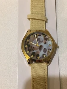 Watch New Limited* “Montre Reloj" -Tan Beige Brown Gold - Multi-Function NEW - Picture 1 of 9