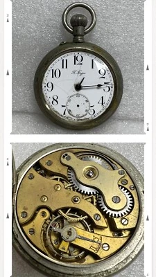 Pavel Bure Russia Empire Antique  Pocket Watch For Parts - Image 1 of 4