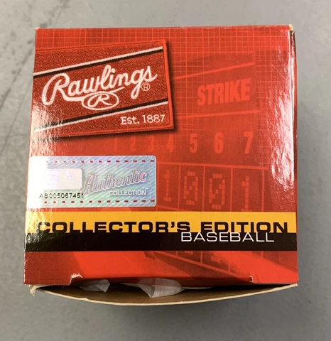 2009 Rawlings World Series Ball Original Box Phila Phillies NY Yankees - Jeter Cover
