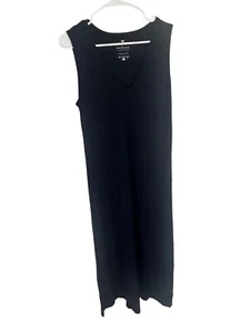 Velvet by Graham & Spencer Edith Sleeveless Slub Cotton Maxi Dress Size Small - Picture 1 of 5