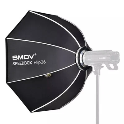 SMDV SPEED-BOX FLIP36 Quick Soft-box Diffuser f/ Bowens Elinchrom Profoto Strobe - Image 1 of 4