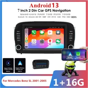 For Benz SL R230 SL350 SL500 SL55 600 SL65 2001-05 Android Car Stereo Radio GPS - Picture 1 of 24