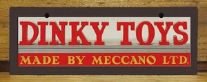 WALL PLAQUE, WALL HANGING 100MM X 280MM - DINKY TOYS - Picture 1 of 1
