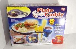 Teller Caddy As Seen on TV 8er Pack Teller Getränke Utensilien Halter Farbe Snack Bilder - Bild 1 von 5