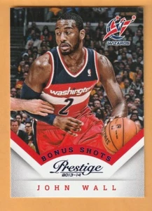 John Wall Washington Wizards 2013-14 Prestige Bonus Shots Azul #80 Kentucky 12W - Imagen 1 de 2