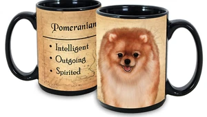 Taza Orange Pomerania Faithful Friends - Imagen 1 de 2