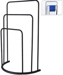 3 Tier Free Standing Metal Towel Holder Bathroom Drying Rail Rack Storage Stand - Picture 1 of 1