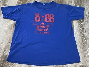 Camisa De Colección MHS Dive Swim Team I-70 Champs 8 en 88 Azul Puntada Única XL 1988 - Imagen 1 de 6