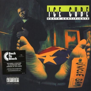 Ice Cube Death Certificate LP, Album, RE, 180 2015 Conscious, Gangsta (M / M) - Picture 1 of 5