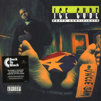 Ice Cube Death Certificate LP, Album, RE, 180 2015 Conscious, Gangsta (M / M) - Image 1 of 4