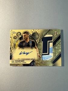 Topps 2024 MLS Superstars Kai Wagner Superstar Relic Auto 1/1 SuperFractor - Picture 1 of 3