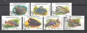 Tiere Fische Madagaskar 1994 (65) Yvert Nr. 1398 bis 1404 gestempelt - Bild 1 von 1