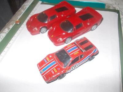 #4 MODELLI FERRARI F50 (doppia), 512 BB,LANCIA S4 + 16 MACCHININE TIPO KINDER - Immagine 1 di 3