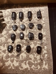 Lot Of 16 Mixed Used Car Aftermarket Remotes Auto Starters - Picture 1 of 10