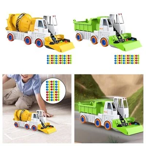Construction Toy Educational Mixer Dump Truck for Kids Birthday Gifts Boys - Picture 1 of 15