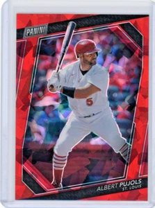 Albert Pujols 2023 Panini VIP Red Cracked Ice /199 #50 St. Louis Cardinals - Imagen 1 de 2