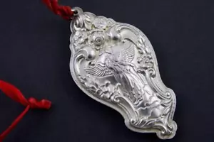 1992 Lunt plata esterlina El ángel Michael adorno de Navidad - Imagen 1 de 7