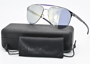 Ic! Berlin Sunglasses Daiying L. Aubergine Crocus Gloss Pilot Light Flexible - Picture 1 of 9