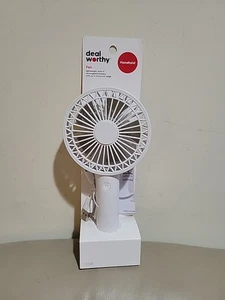 Angebot würdig von Target weiß tragbarer wiederaufladbarer Ventilator bis zu 6 Stunden Akku  - Bild 1 von 5