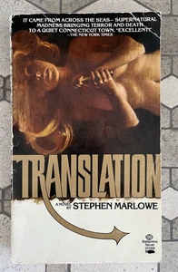 TRANSLATION by Stephen Marlowe Supernatural Sci Fi 1977 Paperback 8549 - Picture 1 of 5