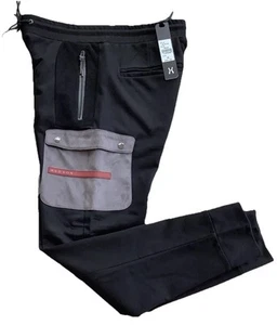 Hudson Outerwear Men's Joggers Black Grey Cargo Pockets Zippers XL MSRP:$90 New - Picture 1 of 9