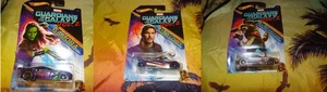 Lot Of 3 NIB Hot Wheels Marvel Guardians Of The Galaxy Vol. 2 Cars Gamora+ FR SH - Picture 1 of 1
