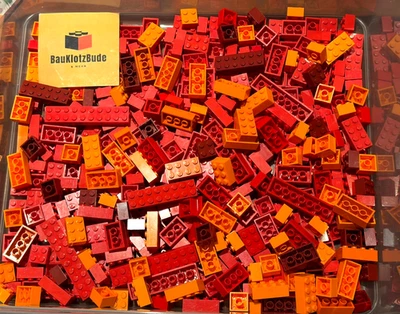 LEGO 100/50/25 Bausteine - Standard Basic - Rottöne Verschiedene Gröẞen/Mix MOC - Bild 1 von 3